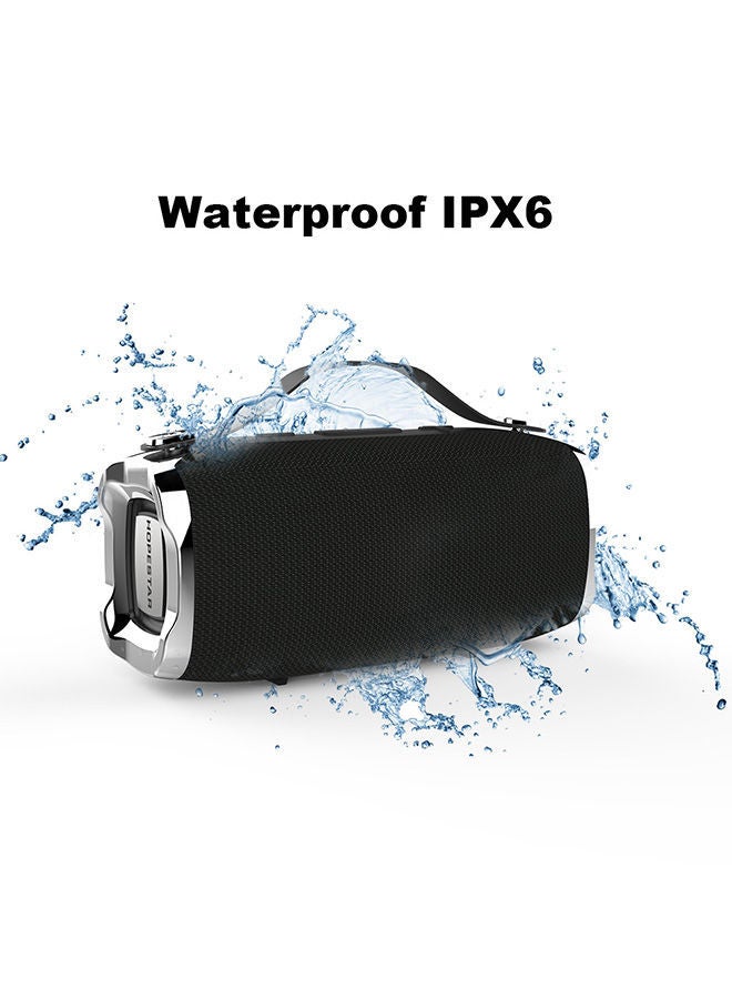 NIBEMINENT Portable Bluetooth 4.2 Speaker Black - Image 3