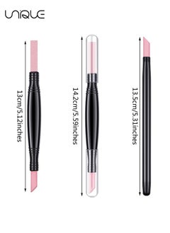 Unique 6 Pieces Pumice Stone Nail File, Stone Sanding Nail File Stone Cuticle Remover Stick Double-Headed Polishing Pen for Household Beauty Salon Fingernail Toenail Peeling Dead Skin Repairing  - Image 2