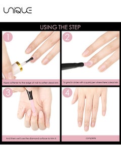 Unique 6 Pieces Pumice Stone Nail File, Stone Sanding Nail File Stone Cuticle Remover Stick Double-Headed Polishing Pen for Household Beauty Salon Fingernail Toenail Peeling Dead Skin Repairing  - Image 4