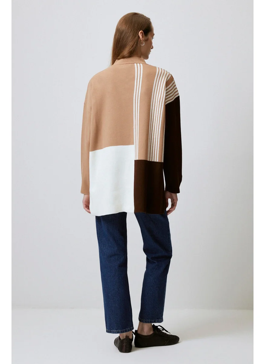 Touche Prive High Collar Knitwear Tunic