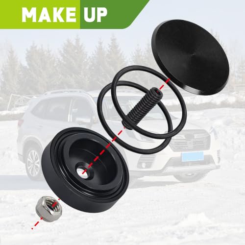 Zufoty Car Wiper Plug, Rear Wiper Plug Cap Kit, Wiper Plug Cover, Car Rear Windshield Wiper Grommet Cap, Wiper Delete Kit Block Off Plug Cap for Honda Waterproof Car Accessories (Black) - Image 4