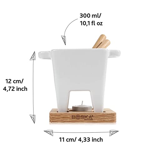 Boska Tapas Fondue Bianco - for 174 Grams of Melted Cheese - 300 ml - Image 5