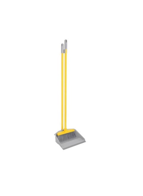 Apex Upright Dustpan And Broom Sweep Set With Parted Handles