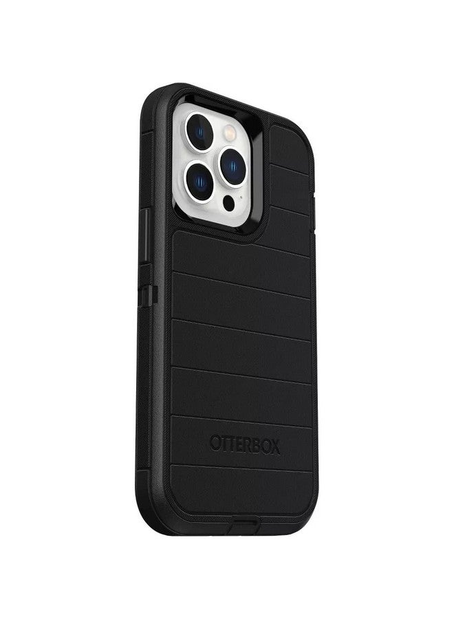 أوتربوكس جراب OtterBox Defender Series Rugged لهاتف iPhone 13 PRO (ليس 13/13 Mini/13 Pro Max) جراب فقط - عبوة غير مخصصة للبيع بالتجزئة - مع حماية من الميكروبات (أسود) - Image 3