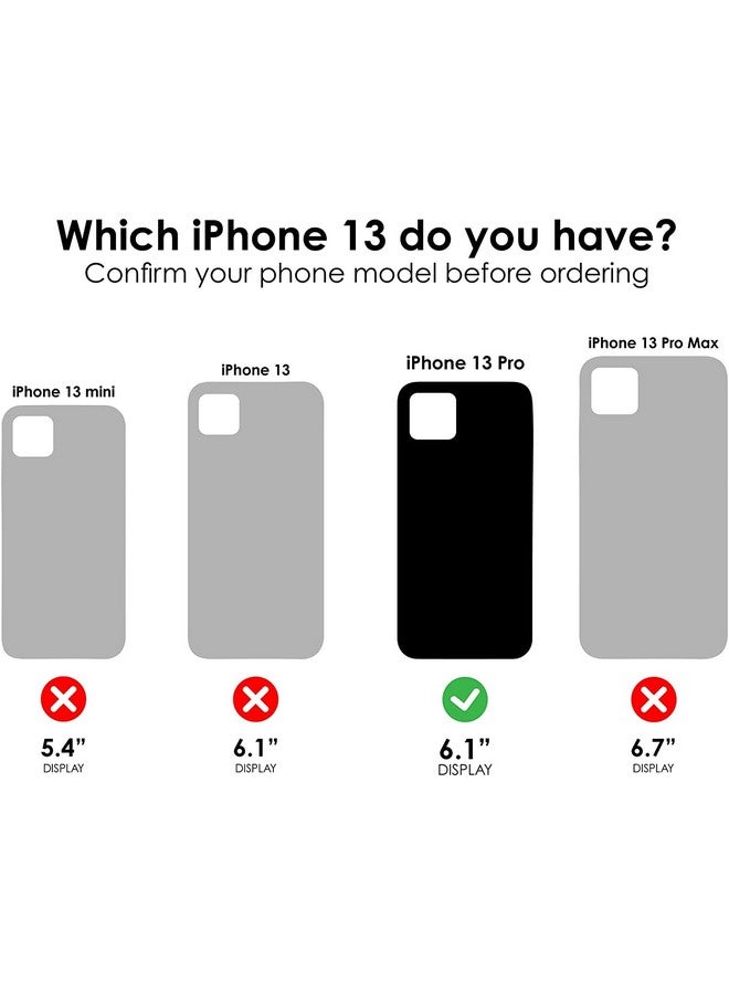 أوتربوكس جراب OtterBox Defender Series Rugged لهاتف iPhone 13 PRO (ليس 13/13 Mini/13 Pro Max) جراب فقط - عبوة غير مخصصة للبيع بالتجزئة - مع حماية من الميكروبات (أسود) - Image 1