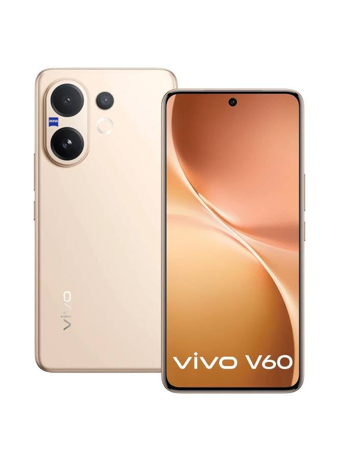 فيفو V60 ثنائي الشريحة ذهب محظوظ 12 جيجابايت رام 256 جيجابايت 5G - نسخة الشرق الأوسط - Image 1