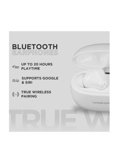 Volkano Volkano X VXT200S True Wireless Earphones with Active Noise Cancelling, White  - Image 2