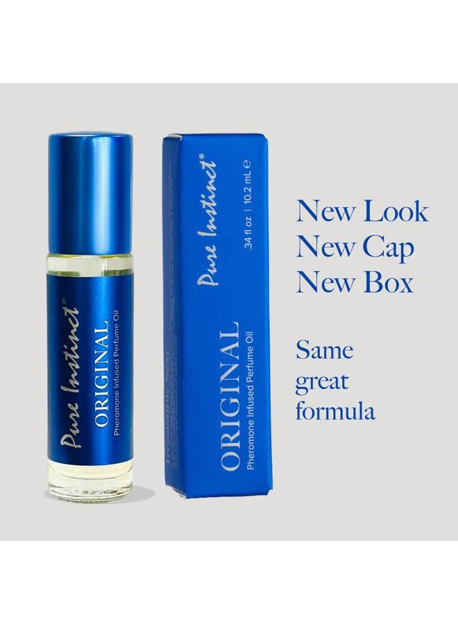 Pure Instinct Roll-On (3-Pack) - The Original Pheromone Infused Essential Oil Perfume Cologne - Unisex Attracts Men and Women - TSA Ready - Image 3
