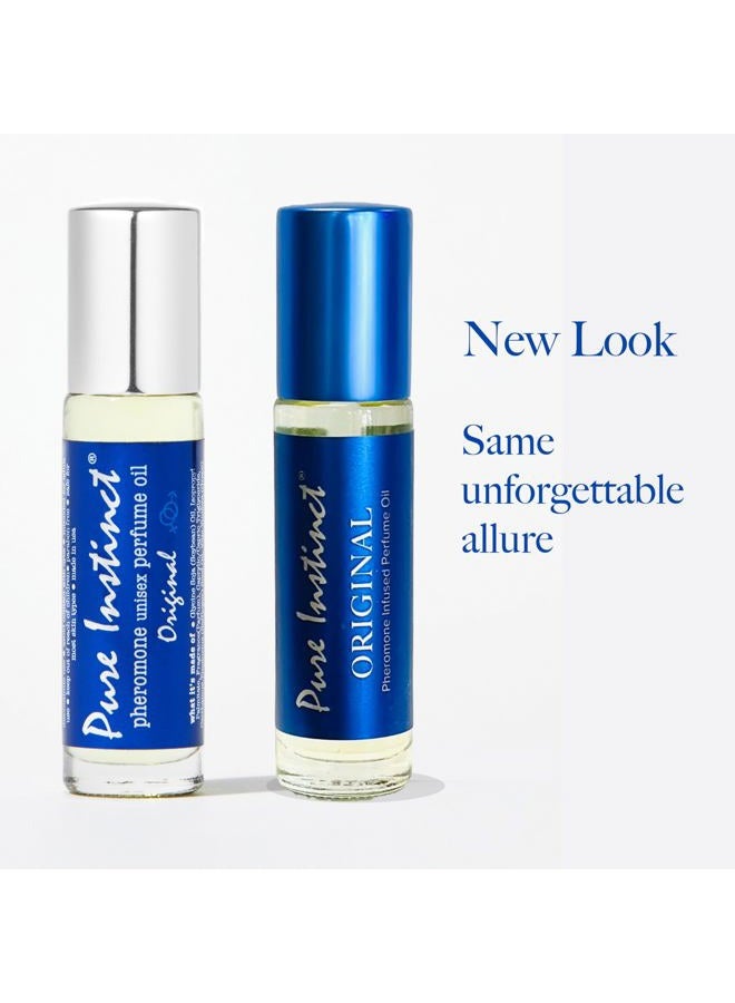 Pure Instinct Roll-On (3-Pack) - The Original Pheromone Infused Essential Oil Perfume Cologne - Unisex Attracts Men and Women - TSA Ready - Image 2
