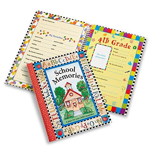 New Seasons Deluxe School Memories Keepsake Photo Album Scrapbook from Preschool Through 12th Grade - Image 1