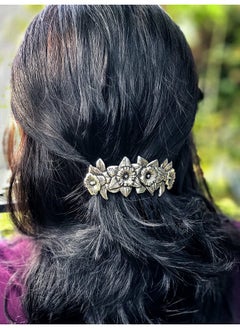 Oberon Design Daffodil Hair Clip, Hand Crafted Metal Barrette Made in the USA with a Large 80mm Clip by Oberon Design  - Image 3