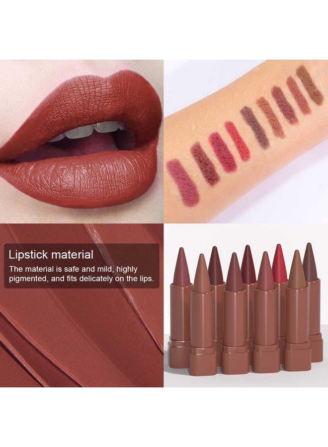CAKAILA 3Pcs Nude Lipstick Lip Liner Matte Sets,Light To Dark High Pigmented Velvet Lipstick Lipliner For Daily Makeup,For Women Long Lasting Waterproof 24 Hours Lip Stick Lip Stain Makeup Gift Sets  - Image 3