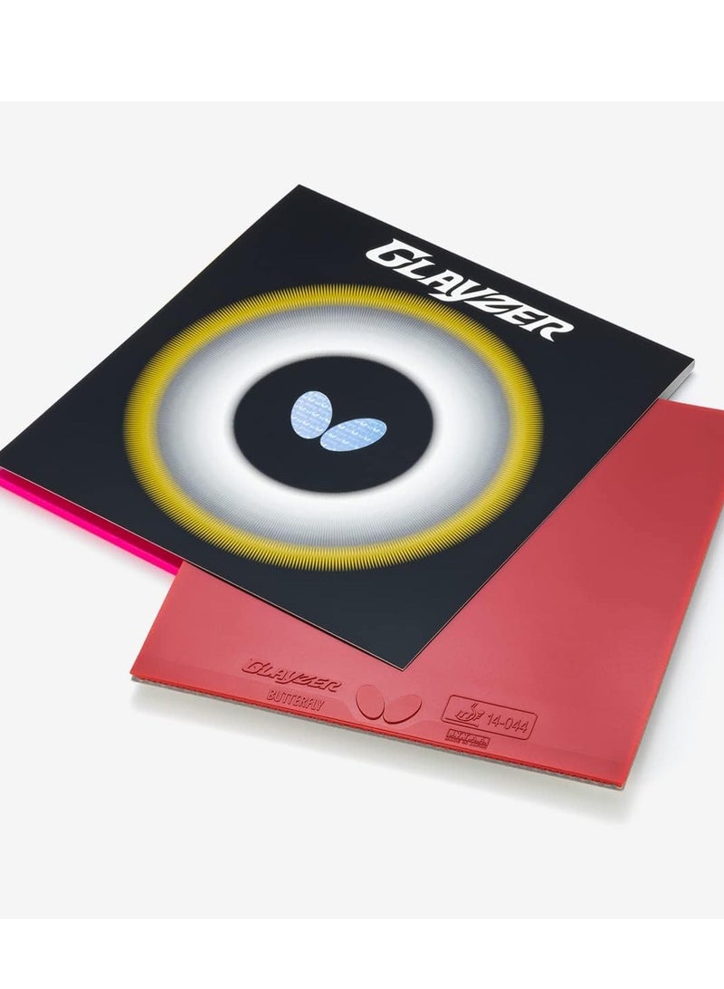 باترفلاي مطاط تنس طاولة احترافي Butterfly Glayzer أسود (2.1 مم) - Image 3