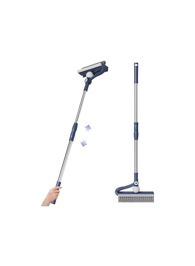 promass Floor Brush 4 in 1, 180° Rotatable 31.5-43" Telescopic Detachable Floor Scrubber with Long Handle Handheld Multifunctional Floor Scrub Brush for Home, Floor Scrubber, Patio, Kitchen - Image 4