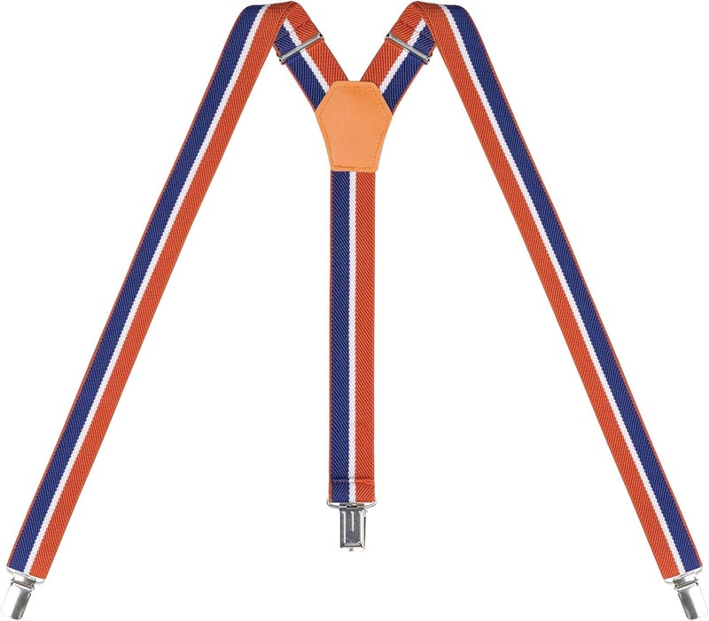 Action Ward Store Womens Suspenders – Y Back Style – 1" Width - Comfortably Adjustable Elastic Straps and Metal Clips - Image 1
