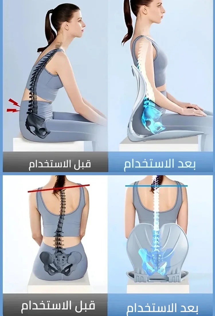 Foldable Integrated Lumbar Support Chair Cushion for Office and Home - Image 3