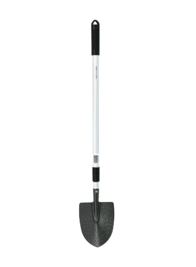 Generic Durable Steel Telescopic Handle Shovel White and Black 91 x 14 x 5 cm T21-411T-010A 