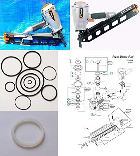 HAKATOP O-Ring Rebuild Kit for Paslode Framing Nailer F350-S with 402011 Cylinder Seal - Image 4