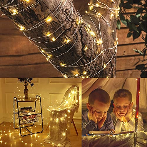 Desidiya 8 Modes Curtain Lights 300 LEDs 10 Fairy Light 3Mtr Each Indoor/Outdoor Decoration for Diwali, Christmas, Wedding, Ramzan, Party, Home, Patio Lawn with Remote & USB Power Supply (White) - Image 5