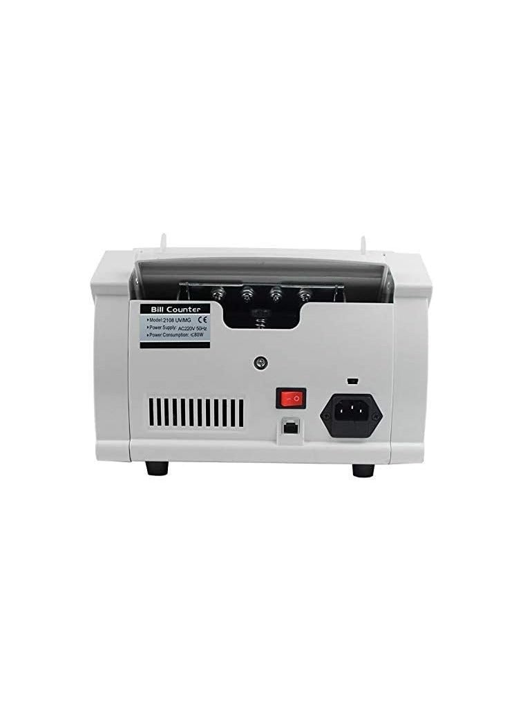 جهاز سمارس® UV-MG-2108 لتعداد العملات النقدية المتعددة من الروبي الهندي واليورو والدولار , متعدد الالوان  - Image 4