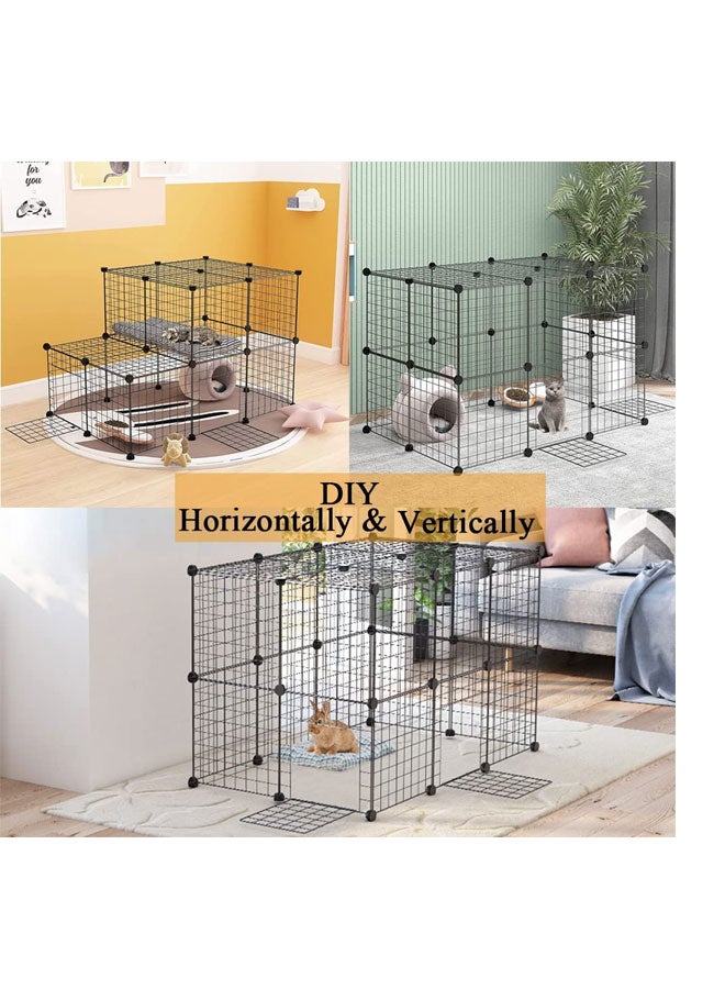 Generic Pet Playpen, Small Animal Cage, Exercise Pen and Enclosure for 2 Cats  - Image 4
