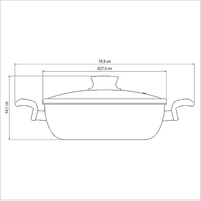 TRAMONTINA Paris Texture 26Cm 36L Black Aluminum Skillet With Interior And Exterior Starflon Max Pfoa Free Nonstick Coating - Image 4