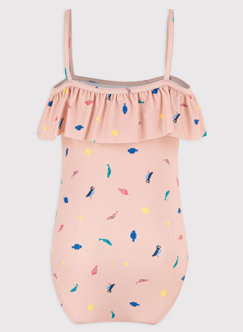Petit Bateau Youth Printed Swimsuit