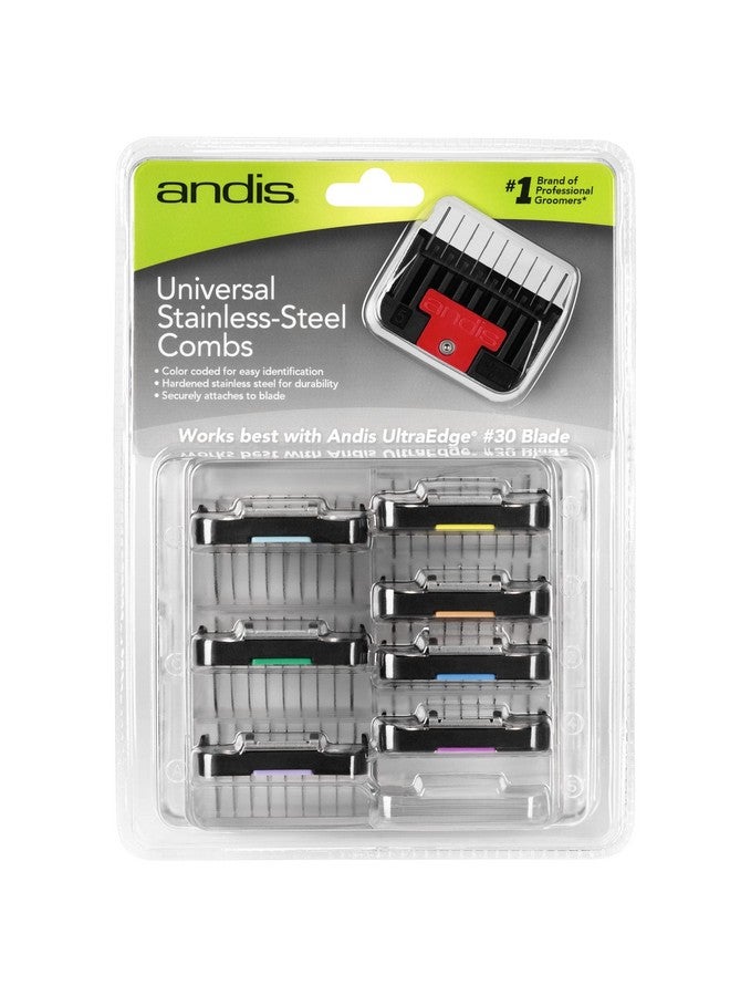 Andis Set Of Stainless Steel Lifting Combs 8 - Image 1