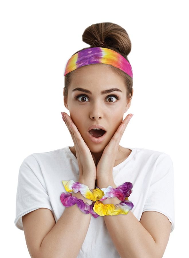Tie Dye إكسسوارات شعر افعلها بنفسك - Image 4