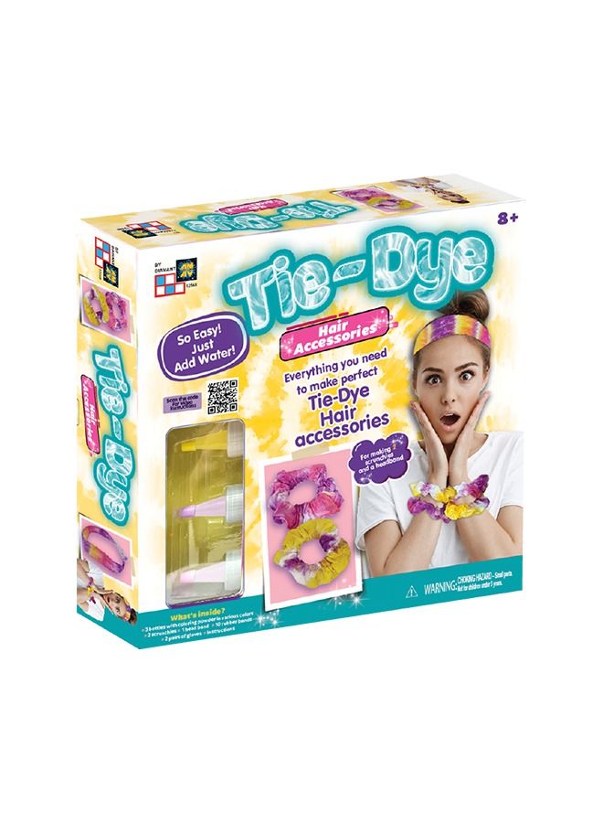 Tie Dye إكسسوارات شعر افعلها بنفسك - Image 1