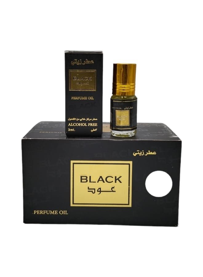 Banafa Oud Black 3 ml - 12 pieces - Image 1