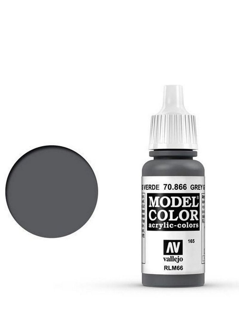 فاليجو لون موديل ٨٦٦، رمادي مخضر، زجاجة ١٨ مل، طلاء أكريليك، مناسب لمشاريع المجسمات والنماذج المصغرة.