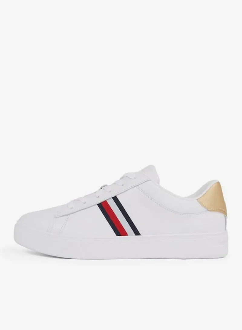 TOMMY HILFIGER Logo Detail Lace Up Low Top Sneakers