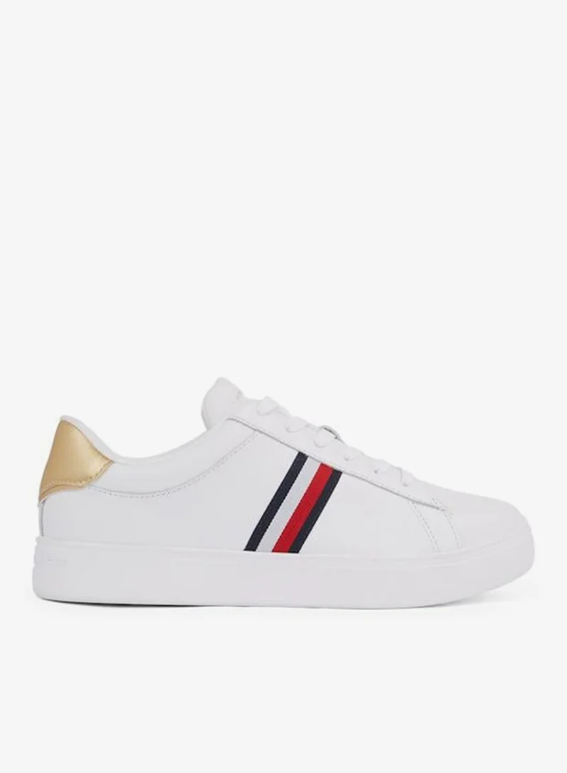 TOMMY HILFIGER Logo Detail Lace Up Low Top Sneakers