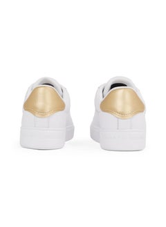 TOMMY HILFIGER Logo Detail Lace Up Low Top Sneakers  - Image 3