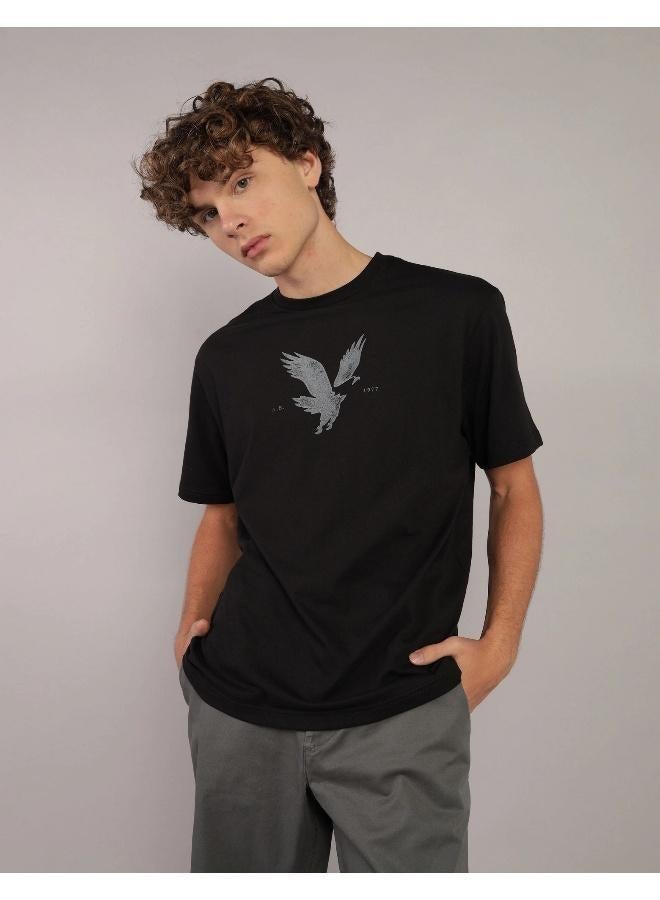 American Eagle تي شيرت جرافيك بشعار AE - Image 1