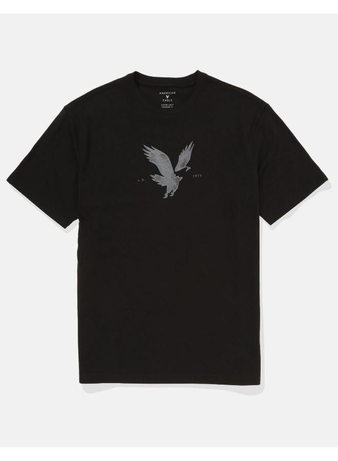 American Eagle تي شيرت جرافيك بشعار AE - Image 3