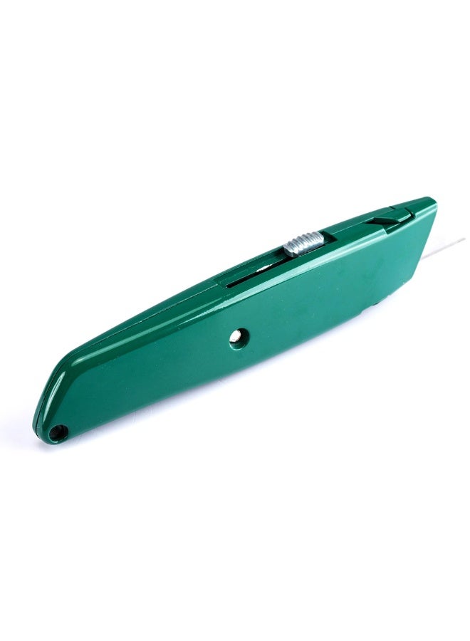 Sata Zinc Alloy Utility Knife,Retractable Box Cutter for Cartons, Cardboard and Boxes-ST93441SC  - Image 2