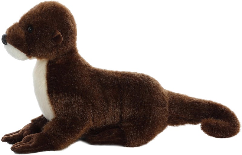 AuroraÂ® Adorable Mini Flopsieâ„¢ Sliddyâ„¢ Stuffed Animal - Mini Companions Ready for Playful Adventures - for Kids All Ages, Toddlers, Adults, and Families - Brown 10 Inches - Image 2