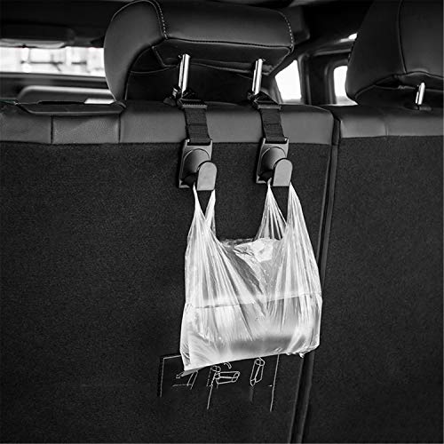 YOCTM 4-Pack Roll Bar Coat Hanger Clothes Hook & Seat Headrest Hook Hanger Storage for Jeep Wrangler JL JT TJ JK JLU Sports Sahara Freedom Rubicon X & Unlimited 2007-2023 - Image 5
