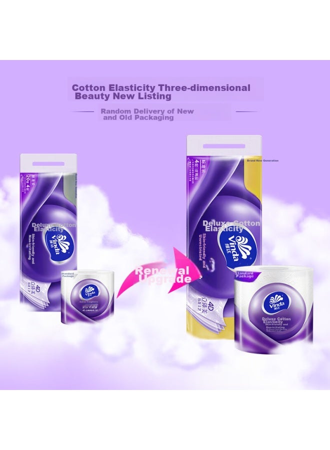 Vinda Core Roll Toilet Paper, Soft And Strong 4-ply 130g*20 Rolls, Gentle On Skin, No Irritation, Tissue Paper, Toilet Paper - Image 2