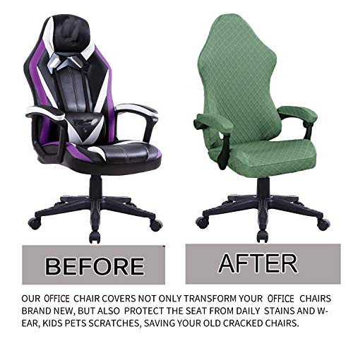 Deisy Dee NO Chair, ONLY Gaming Chair Covers,Gaming Slipcovers Stretchy Polyester Covers for Reclining Racing Gaming Chair - Image 2