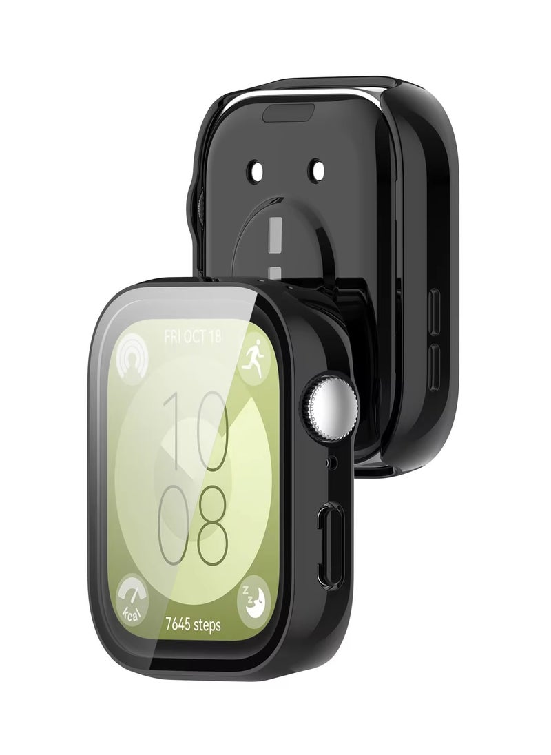 TWEGGON Case Cover for Huawei Watch FIT 3 Black  - Image 3