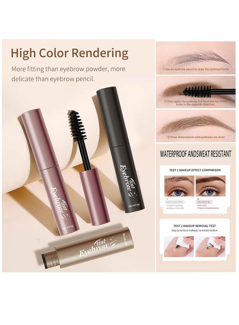 OCHEAL Eyebrow Tint, Permanent Eyebrow Tint Natural Colour and Long Time of Color Development, Long-Lasting Makeup Waterproof for Home or Salon Use - Image 5
