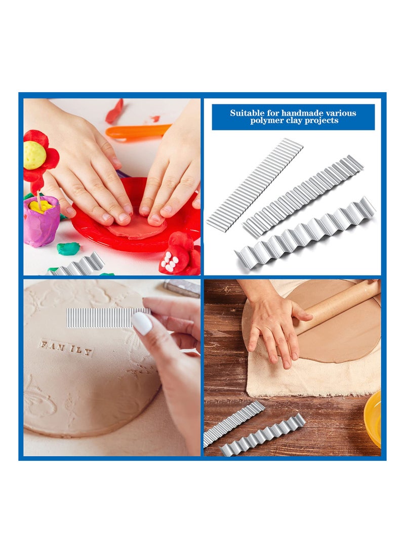 5Pcs Polymer Clay Cutting Tools for DIY Sculpting Shaping Slicing Includes Straight and Wave Designs - Image 4