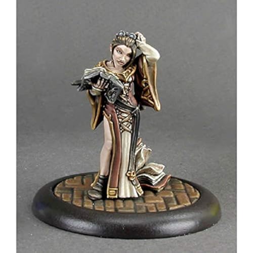 Reaper Miniatures Jolie Female Scribe Miniature Figurine 25mm Heroic Scale Dark Heaven Legends - Image 1