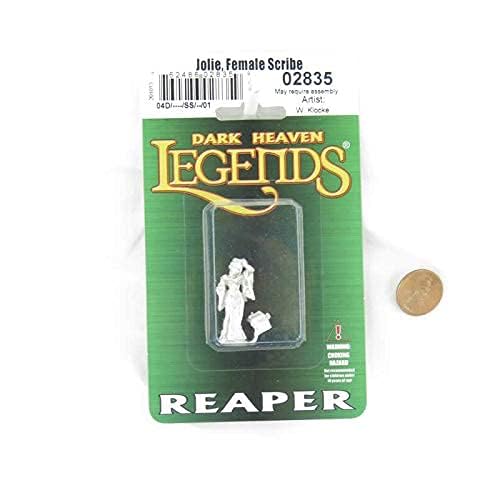 Reaper Miniatures Jolie Female Scribe Miniature Figurine 25mm Heroic Scale Dark Heaven Legends - Image 3