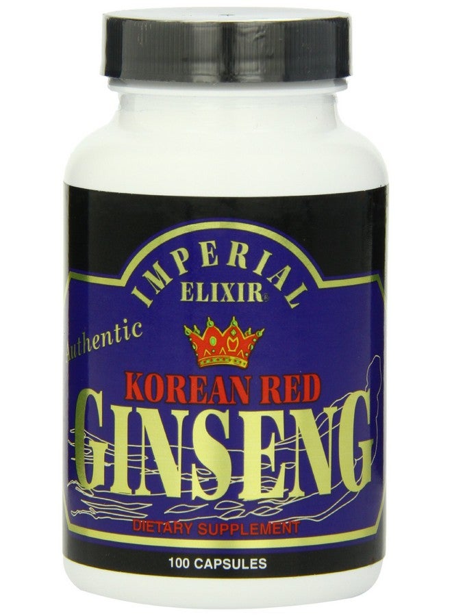 Imperial Elixir Imperial Elixir, Korean Red Ginseng, 600 mg, 100 Capsules - Image 1