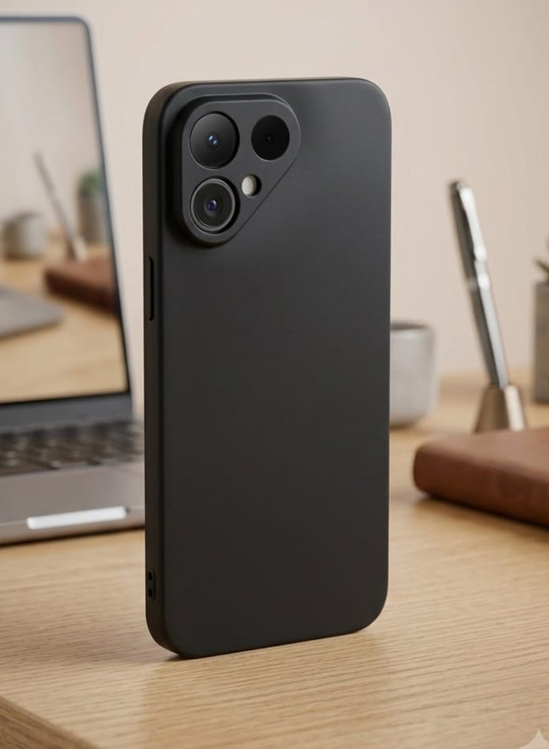 Tecno Pova Curve 2 Silicone Back Case Cover - TPU Silicone Case, Durable & Accurate Cut-outs - Scratch, Dust & Smudge Protection, Shockproof & Water-Proof Cover for Tecno Pova Curve 2 - Black - Image 2