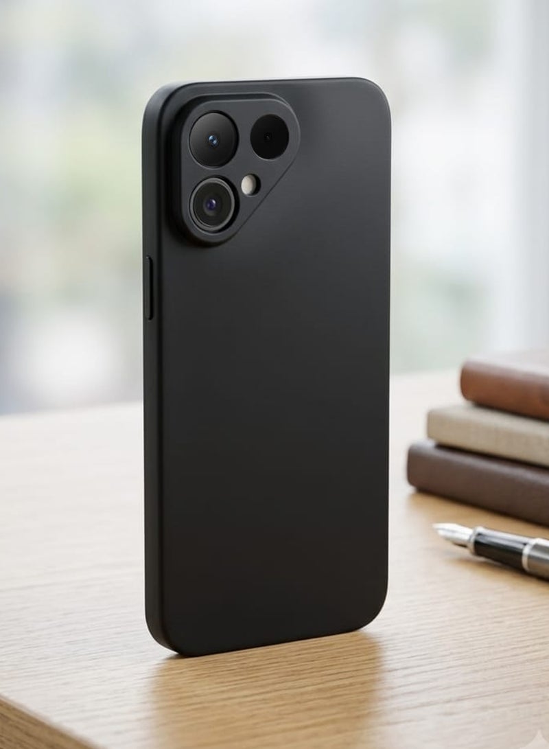 Tecno Pova Curve 2 Silicone Back Case Cover - TPU Silicone Case, Durable & Accurate Cut-outs - Scratch, Dust & Smudge Protection, Shockproof & Water-Proof Cover for Tecno Pova Curve 2 - Black - Image 1